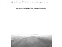 Tablet Screenshot of christiaanverbeek.com